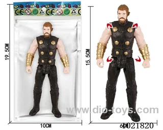 6.5inch Thor with light (could movable joint)in Opp bag