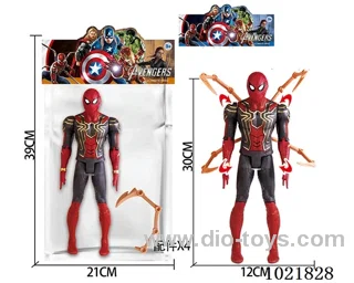 12inch Spider-Man with light&music in PP bag with header