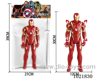 12inch Iron Man with light&music in PP bag with header
