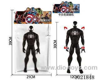 12inch Spider-Man with light&music (could movable joint)in PP bag with header