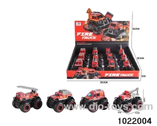 Double inertia alloy buggy in display box