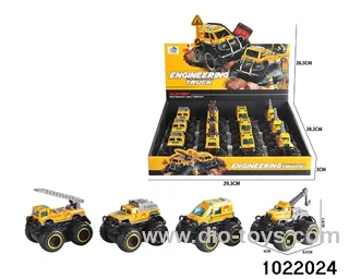 Double inertia alloy buggy in display box