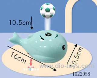 An electric fan floats the ball 3color mixed loading not include in Opp bag