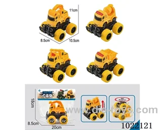 Collision deformation friction car in PP bag with header