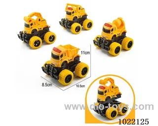 Collision deformation friction car 4sets mixed loading in OPP bag
