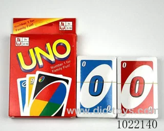 UNO Playing card in color box