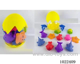 11pcs Enamelled Marine animals in cannon
