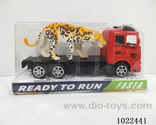 Inertial car 2color &2set mixed loading in PVC cover