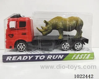 Inertial car 2color &2set mixed loading in PVC cover