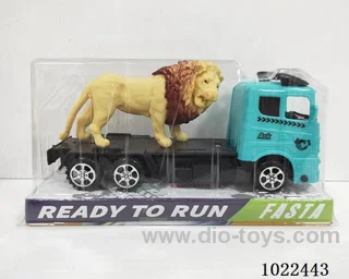 Inertial car 2color &2set mixed loading in PVC cover