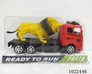 Inertial car 2color &2set mixed loading in PVC cover