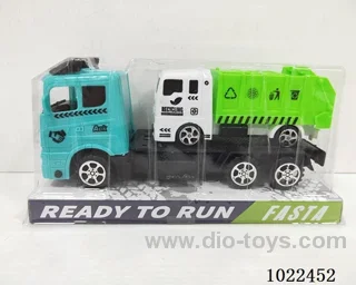 Inertial car 2color &4set mixed loading in PVC cover