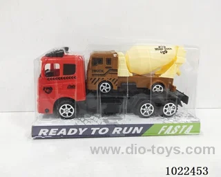 Inertial car 2color &4set mixed loading in PVC cover
