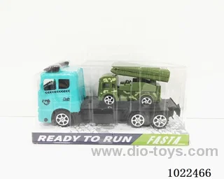 Inertial car 2color &4set mixed loading in PVC cover