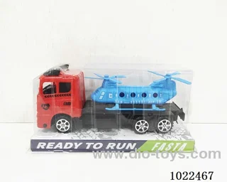 Inertial car 2color &2set mixed loading in PVC cover