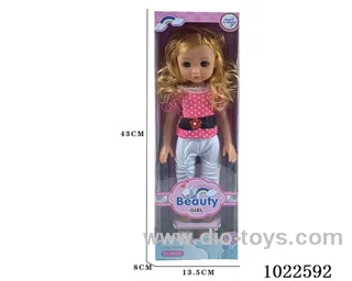 18inch doll with English song IC in window box