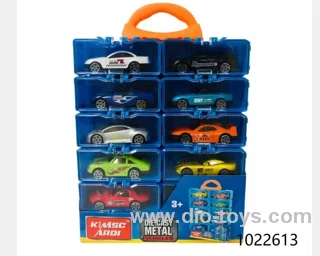 12pcs 1:64 free wheel alloy car