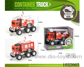 Inertia car with light &music 2sets mixed loading in display box