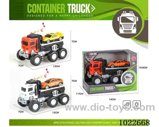 Inertia car with light &music 2sets mixed loading in display box