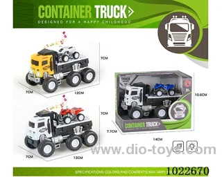 Inertia car with light &music 2sets mixed loading in display box