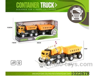 Inertia car with light &music 2sets mixed loading in display box