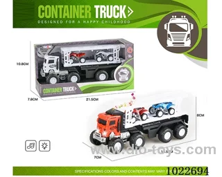 Inertia car with light &music 2sets mixed loading in display box