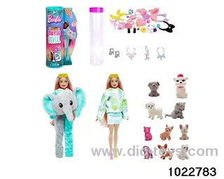 11.5-inch 12-joint doll set in box