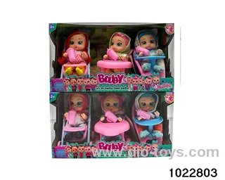 6.5-inch doll set in window box