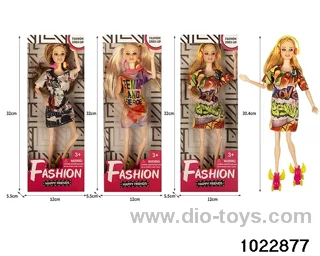 11.5 inch 9 joint doll set in window box