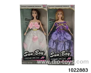 11.5 inch 9 joint doll set in window box
