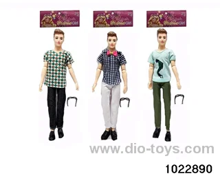 11.5 inch 11 joint doll set in PP bag with header
