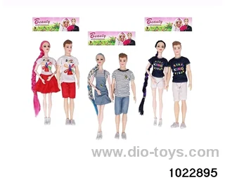 11.5 inch 9 joint doll set in PP bag with header