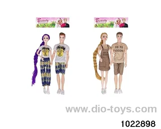 11.5 inch 11 joint doll set in PP bag with header