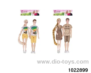 11.5 inch 11 joint doll set in PP bag with header
