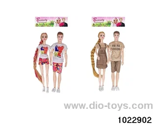 11.5 inch 11 joint doll set in PP bag with header