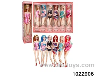 11.5 inch 12 joint doll set in display box