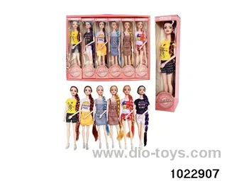 11.5 inch 9 joint doll set in display box