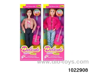 11.5 inch 9 joint doll set in window box