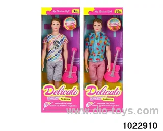 11.5 inch 9 joint doll set in window box