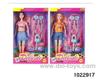 11.5 inch doll set in window box