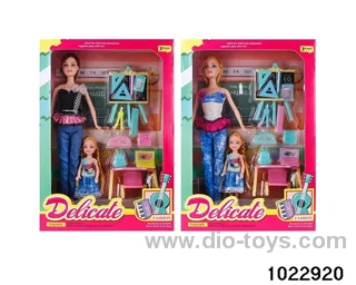 11.5 inch doll set in window box