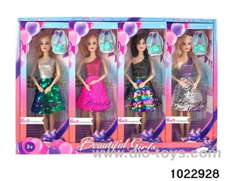 11.5 inch 9 joint doll set in display box