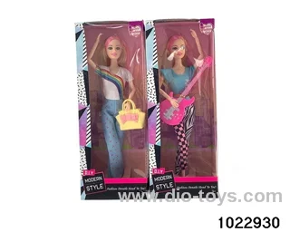11.5 inch 11 joint doll set in window box