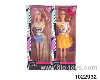11.5 inch 9 joint doll set in window box