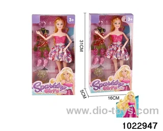 11.5 inch 11 joint doll set in window box