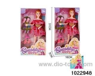 11.5 inch 11 joint doll set in window box