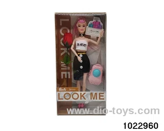 11.5 inch doll set in window box