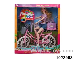 11.5 inch 11 joint doll set in window box