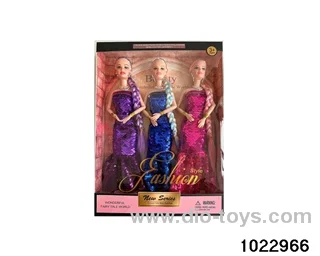 11.5 inch 9 joint doll set in window box