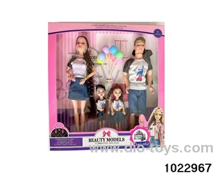 11.5 inch 9 joint doll set in window box